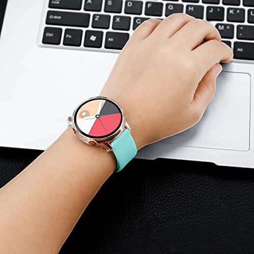 Image of FINTIE 3 Pack - Fintie Case Compatible with Samsung Galaxy Watch Active 40mm (Not Fit for Active 2), Premium Soft TPU Screen Protector All-Around Protective Bumper Shell Cover, Clear x 3