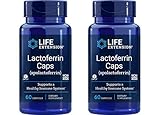 Life Extension LACTOFERRIN 300 MGS 60 Vegetarian Capsules (Multi-Pack)