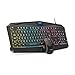 Price comparison product image TECKNET Gaming Keyboard and Mouse Set, Rainbow LED Backlit Wired Gaming Keyboard and 6400DPI Game Mouse Combo, UK Layout