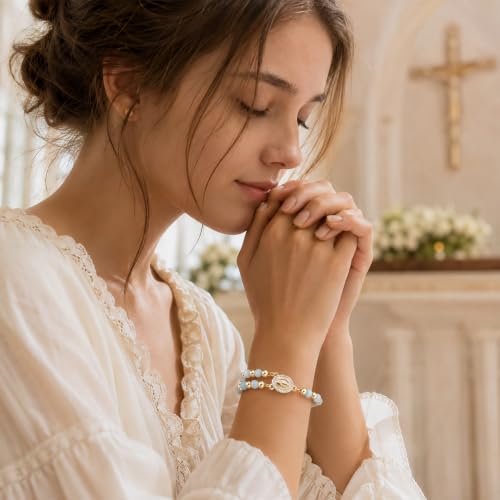 Virgin Mary Cross Bracelet Gifts  - image 4
