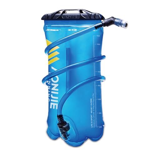 TRIWONDER Hydration Bladder 1L 1.5L 2L 3L Water Bladder for Hydration Backpack Water Bag Leak Proof Water Reservoir Bladder Pack Water Pouch for Hiking Running Cycling