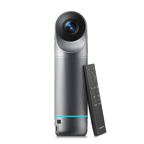 Image of KanDao Meeting PRO 2 4K HDR Video Conference Camera with SmartNote,360 Degree, Auto Tracking, Noise-Canceling Mics, Works with Zoom, Teams & More(Real-Time Translations /Meeting Summary /Content Recap)