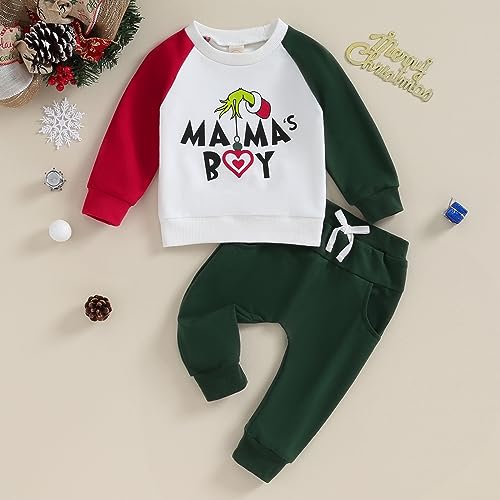 Sasaerucure Roupas infantis para bebês meninos de Halloween, camisas de manga comprida, moletom de a