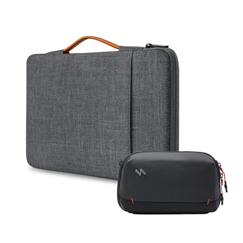 Housse 13 pouces ordinateur portable compatible 13 MacBook pochette organiseur