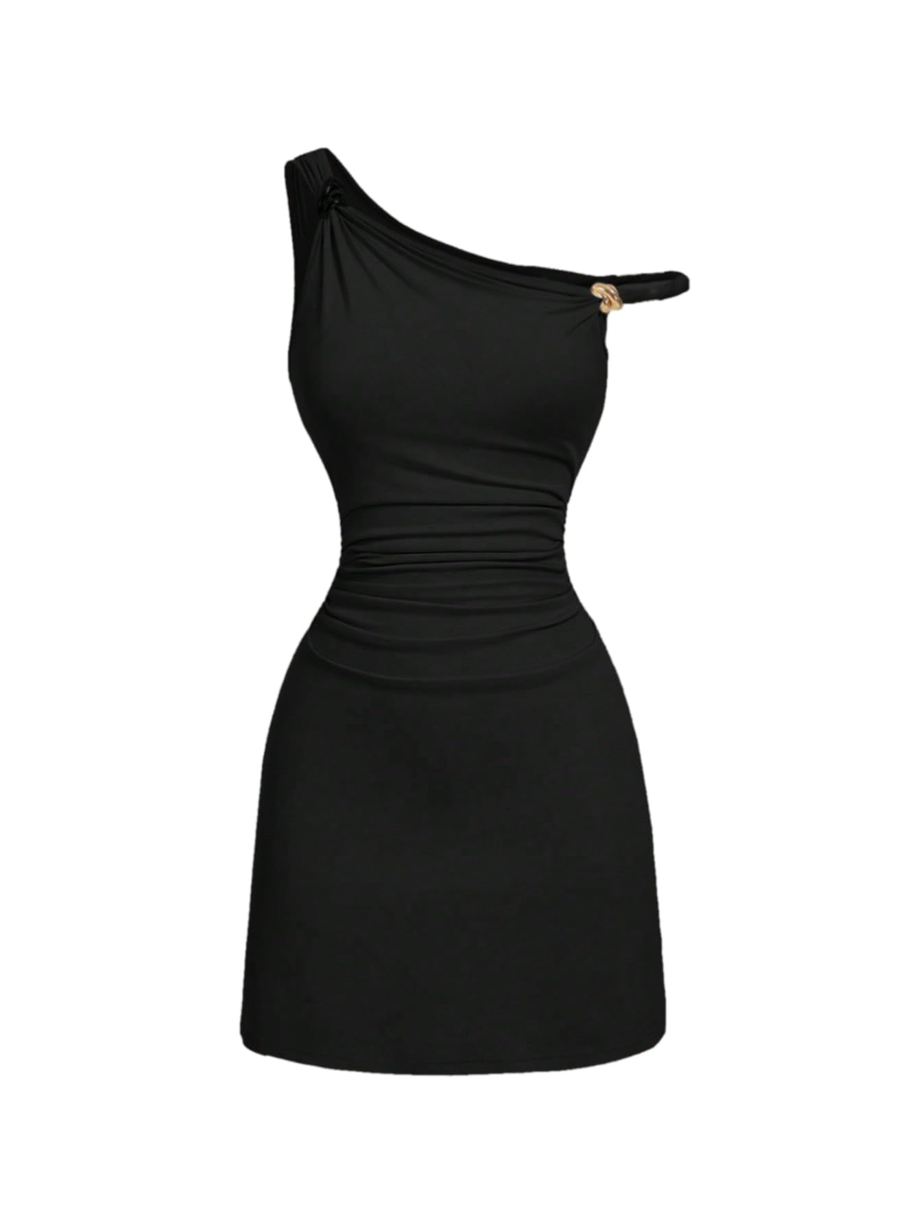 Robe courte asymétrique pour sublimer la silhouette sans effort