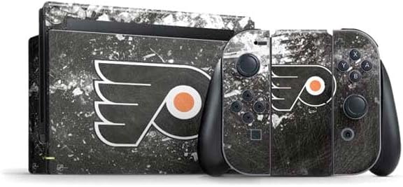 Decal Gaming Skin Compatible with Nintendo Switch Bundle - Officially Licensed NHL Philadelphia Flyers Frozen Design
