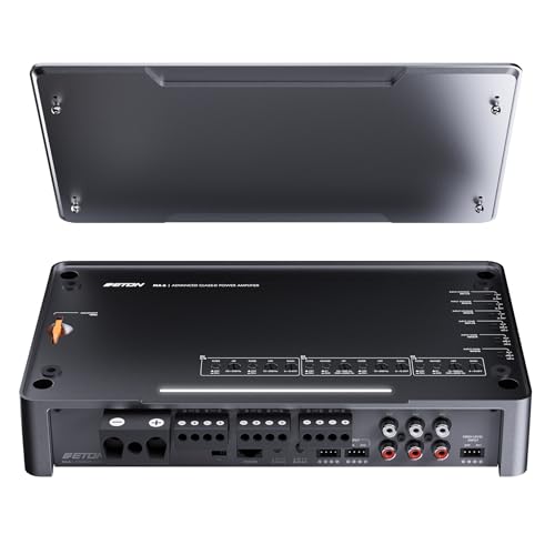 ETON MA 6 – kompakter 6 Kanal Verstärker, leistungsstarke digitale Mini Endstufe für Autos und Reisemobile, Class D Amp mit 6 x 120 W