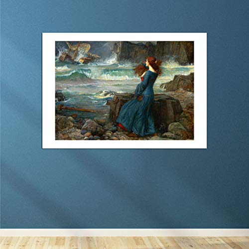 Affiche The Tempest John William Waterhouse Medium Spiffing Prints Art - 4