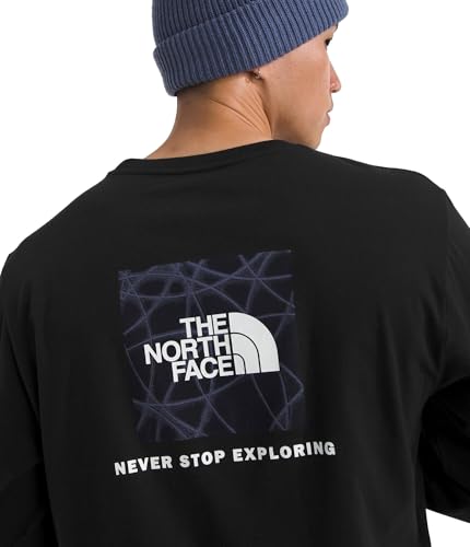 THE NORTH FACE Men's Evolution Sun Halos Box NSE Long-sleeve Tee | Cotton Shirt With Graphic Design & Set in Sleeves3