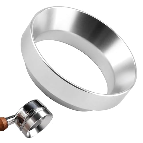 Embudo de Dosificación Café 58mm con Imanes, Anillo Dosificador de Aleación de Aluminio para Portafiltro Espresso, Accesorio Barista para Cafetera Espresso, Antisalpicaduras, Fácil de Usar y Limpiar