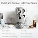 HiBREW Espresso Machine 20 Bar, Semi-Automatic Cappuccino Maker with Milk Frother for Latte Art, Adjustable Temperature & Water Volume, with Display, Pressure Gauge & Stainless Steel Body