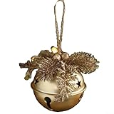 Ambiance festive : améliorez vos fêtes de vacances avec cette clochette en métal, conçue pour créer une ambiance chaleureuse et accueillante dans votre maison.