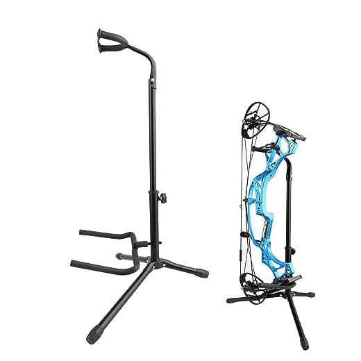 KURUGEILI Bogenschießen Bogenständer Faltbogen Ständer Bogen Jack Limbs Klemme Kickstand für Compound Bogen Jagd Zubehör 5 limaity Bogenschießen Compound-Bogenständer Tragbarer Faltbarer Bogenständer Verwendung Faltbarer Compoundbogenständer für die Jagd im Freien Sport