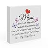 Memorial Gifts for Loss of Mother Sympathy Bereavement Gifts Home Decor for Loss of Mom Wooden Box Sign Desk Decor Memorial Sign for Mother