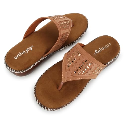 Image of ORTHO JOY doctor Footwear for women|| Fancy Footwear For Women || Orthopedic Women's Fancy Slipper /Sandal For Women