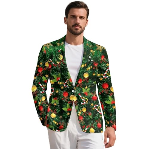 Men's Suit Jacket One Button Slim Fit Sport Coat Business Daily Blazer Casual Stretch Jacket Light Outfits