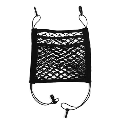 Pixaro Auto-Hundeschutz, Haustierbarriere, Aufbewahrungsnetzwerk für Autositz, Auto-Hundegitter und Hundegitter für Autos, universell, Hundeschutz mit Auto-Aufbewahrung, Netz-Zubehör für Rücksitz,