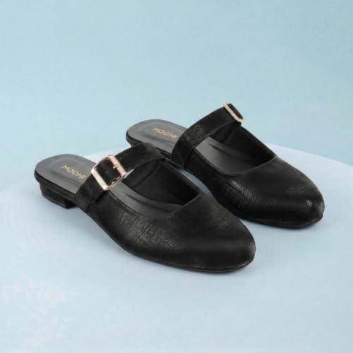 Image of Mochi Women's Black Slipper Flip Flop