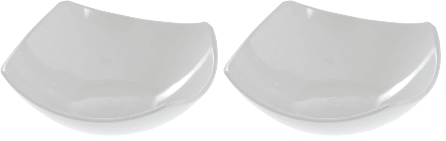 American Metalcraft SQND13 Bowls, 13" Length x 13" Width, White