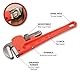 PERFORMANCE TOOL W1133-12B Robuste, verstellbare gerade Rohrzange, 30,5 cm