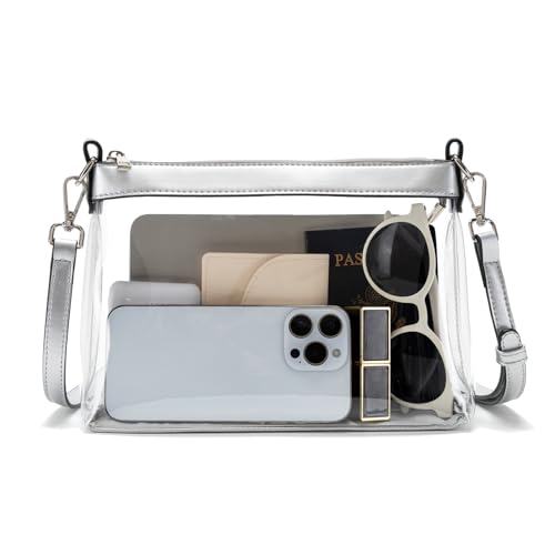 Image of Wuflyover Clear Bag for Stadium Events, Clear Purse for Women