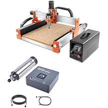 FoxAlien XE-PRO CNC Router Machine and 1.5kW VFD Spindle Upgrade Kit for Metal Wood Cutting