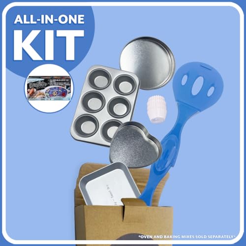 JDS Toy Store Ultimate Easy Bake Accessory Kit, Includes 4 Pans, 1 Cupcake Tray, 75 Cupcake Liners, and a Spatula - Thumbnail 6