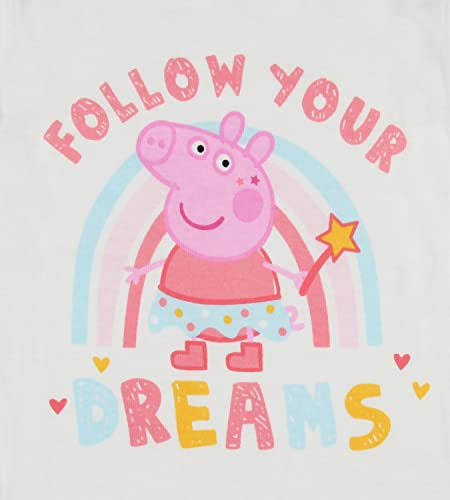 Peppa Pig Pajamas Toddler Girls Follow Your Dreams 2 Piece Kids Pajama Set3