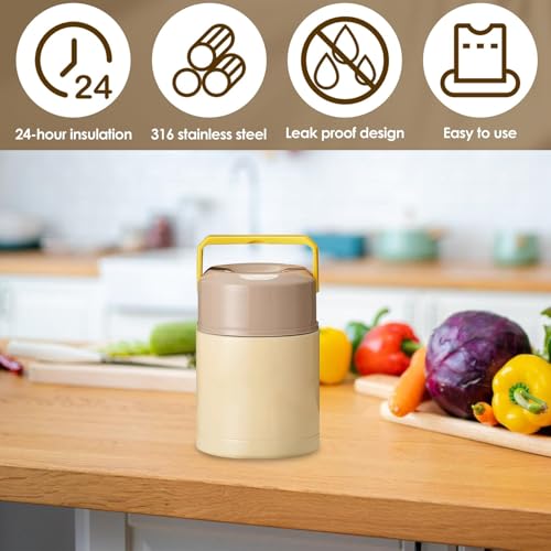 Récipients pour aliments chauds avec isolation thermique et couvercle - 3