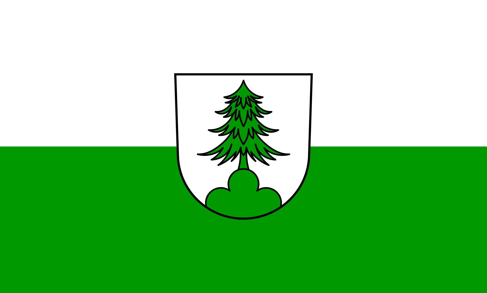 Drapeau Large Seebach de paysage 90x150cm pour mât extérieur grand format 1.35m²