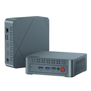 BOSGAME E3 Mini PC OS, Twin Lake N150 Mini Desktop Computer (fino a 3,6 GHz) 16 GB DDR4 512 GB M.2 SSD Piccolo PC, Supporta 4K UHD Dual HDMI e Type-C, 2.5G LAN, WiFi 5, BT 5.0