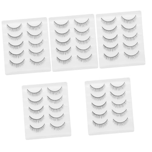 Faux cils volume naturel 5 paires légères et réutilisables pour sublimer le regard