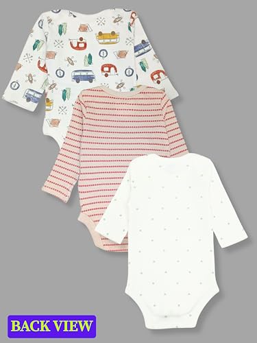 Image of TuddyBuddy 100% Cotton Multi Color Rompers /Bodysuits for Baby Boy & Baby Girl