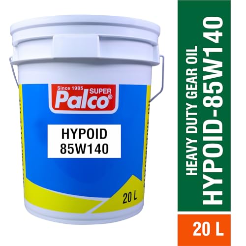 Image of PALCO Hypoid 85W140 Heavy Duty Gear Oil 20 Litre (Pack of 1), API GL-5 Gear Oil for Car and Commercial Vehicles, Manual Gearbox & Axles, High Load Protection & Smooth Shifting