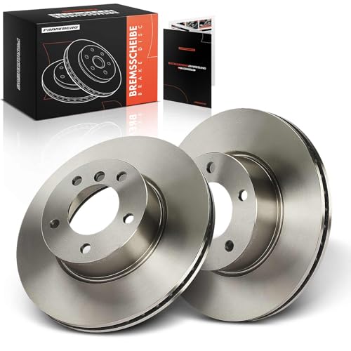 Frankberg Bremsscheibensatz inkl. 2x Bremsscheiben Vorne Belüftet Ø300mm Kompatibel mit 3er Touring E91 1er E81 E87 3er E90 Z4 Roadste.r E89 Replace# 34116783752