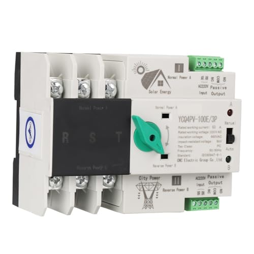 Commutateur ATS dual power anti coupure d'électricité pour maison autonome - 3