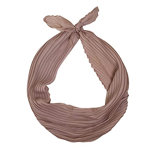 ScarvesMe Pleated Solid Neckerchief