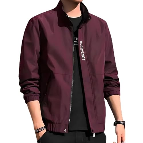 Image of MIA FASHION Men's Stylish Winter Jacket, Full Sleeve, Regular Fit | Stand Collar, Windcheater & Zipper Closure jacket