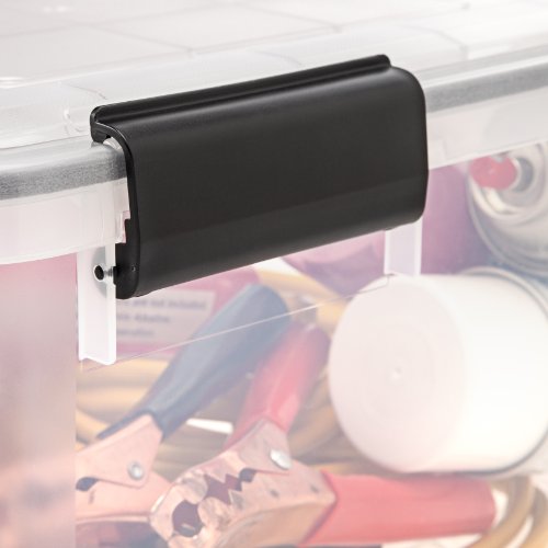 Image of IRIS USA 19 Quart WeatherPro Storage Box, Clear