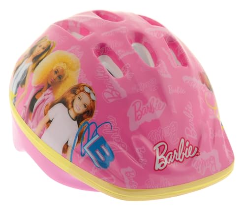 Casco de seguridad infantil Barbie ajustable de 48 cm a 52 cm para bicicleta