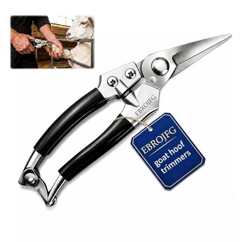 Goat Hoof Trimmers, Sheep Shears, Goat Hoof Trimmer Kit, Pruning Shears Horse Grooming Supplies Hoof Accessories – Versatile Hoof Wire and Pipe Cutting Tool for Pruning Plants as Pruning Shears