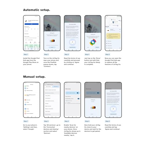 Image of JioTag Go |India's First Android Tag | Google Find My Device Item Finder| Worldwide Tracking for Keys, Wallets, Luggage, Gadgets and More|1+1 Year Battery|No SIM Needed|BT 5.3|for Android Only