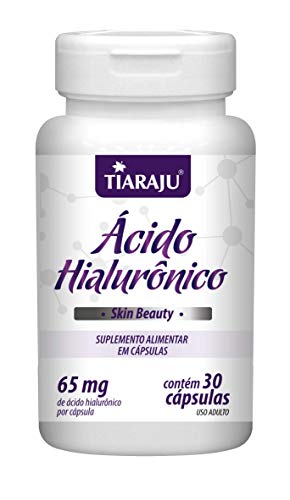 Ácido Hialurônico 30 cápsulas Tiaraju (contém 65mg de ácido H. por cápsulas)