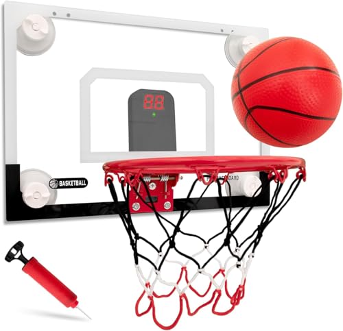 Mini Indoor Suction Cup Basketball Hoop for Kids