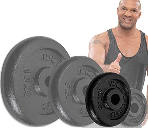 Miweba Sports Hantelscheiben Set HSG25 | 𝐏𝐫𝐨𝐟𝐢 Hanteln -...