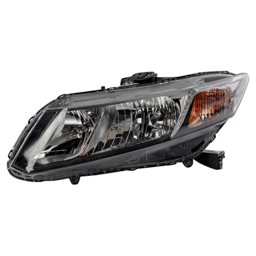 Image of TRQ Driver Side Headlight Assembly Halogen Compatible with 2013-2015 Honda Accord HO2502150