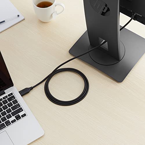 Image of Amazon Basics DisplayPort to HDMI Cable, Uni-Directional, Gold-Plated, Video and Audio, 6 ft, Black, Case of 52