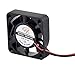 Aexit DC 5 V 0,14 A 40 x 40 x 10 mm Czarny 9 łopatek Bezszczotkowy wentylator chłodzący(Ventilateur de refroidissement sans balai à 9 palettes DC 5V 0.14A 40 x 40 x 10mm, noir