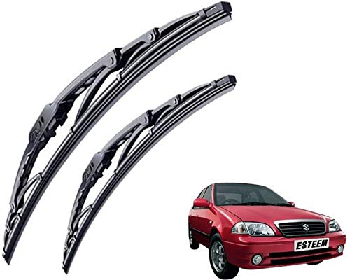 Image of WolkomHome High Performance OE Car Wiper Blade Replacement set of 2 Pc Right 20 inch Left 18 inch for Maruti Suzuki Esteem