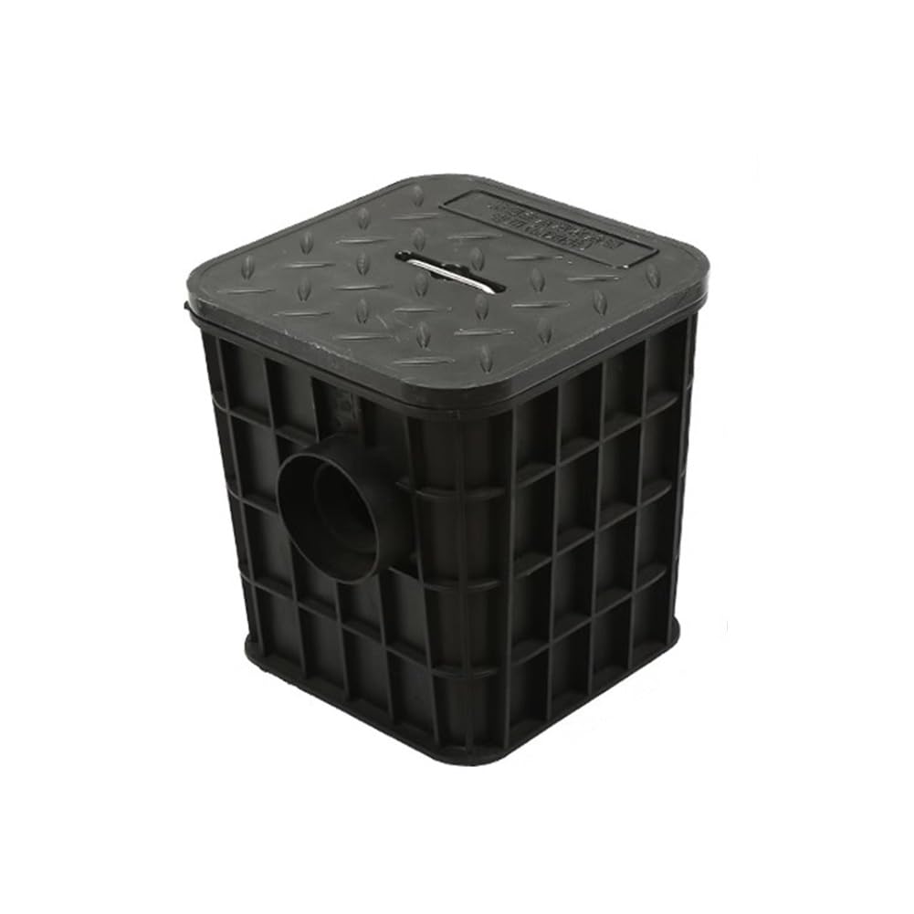 Trampa de Grasa Comercial bajo Fregadero - Separador de Aceite Usado de 45 l para restaurantes y Exteriores, Interceptor de Grasa eficiente de 40 x 40 x 40 cm, Separador de Aceite y Agua de